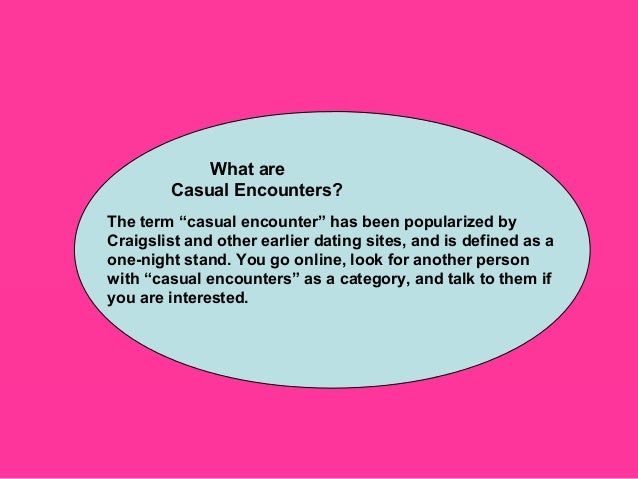 Casual encounter websites